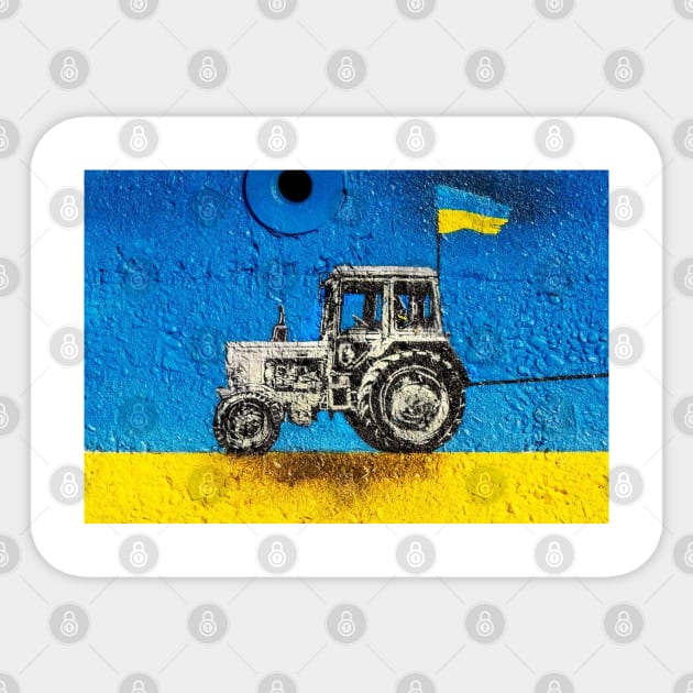 Ukrainian Tractor Sticker by Sommo_happiens